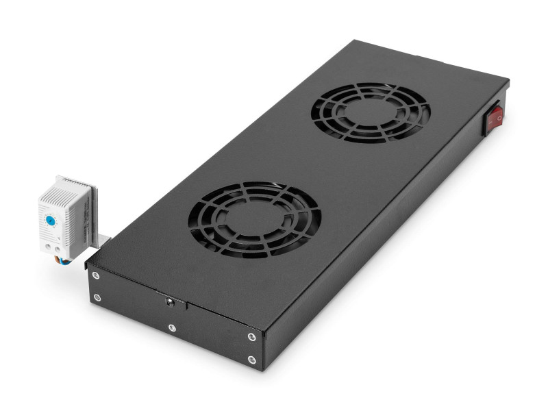 DIGITUS unité de ventilation 19', 1 U, 2 ventilateurs 120 mm