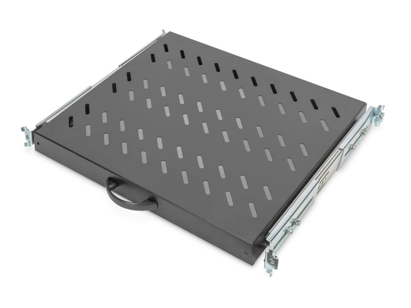 DIGITUS étagère 19', 1U, extensible, profondeur: 345 mm