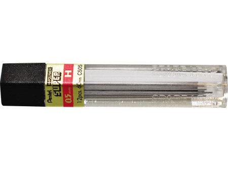 Pentel Etui mines HI-POLYMER SUPER, dureté: H
