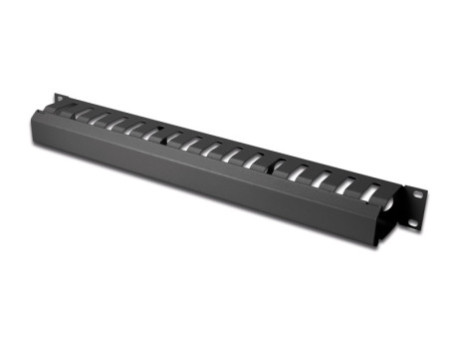 DIGITUS cage de gestion de câble, 1U, noir (RAL 9005)