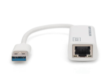 DIGITUS Adaptateur USB 3.0 vers Gigabit Ethernet, blanc