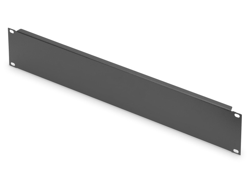 DIGITUS plaque de recouvrement 19', 2 U, (RAL 9005), noir