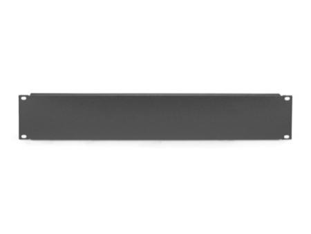 DIGITUS plaque de recouvrement 19', 2 U, (RAL 9005), noir