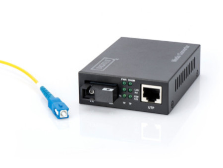 DIGITUS convertisseur média Gigabit Ethernet, SC/RJ45,