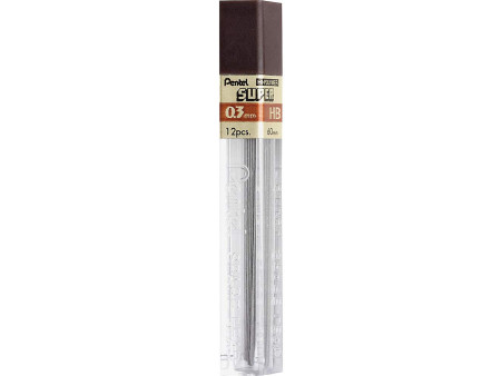 Pentel Etui mines SUPER, dureté: HB