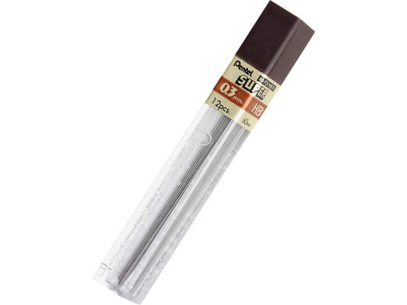 Pentel Etui mines SUPER, dureté: HB