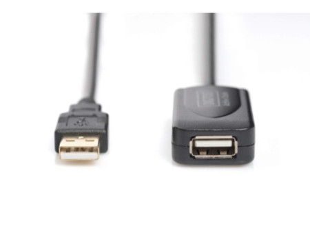 DIGITUS Câble rallonge USB 2.0 haute qualité, 5,0 m