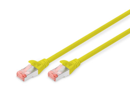 DIGITUS Câble de brassage, Cat. 6, S/FTP, 2,0 m, jaune