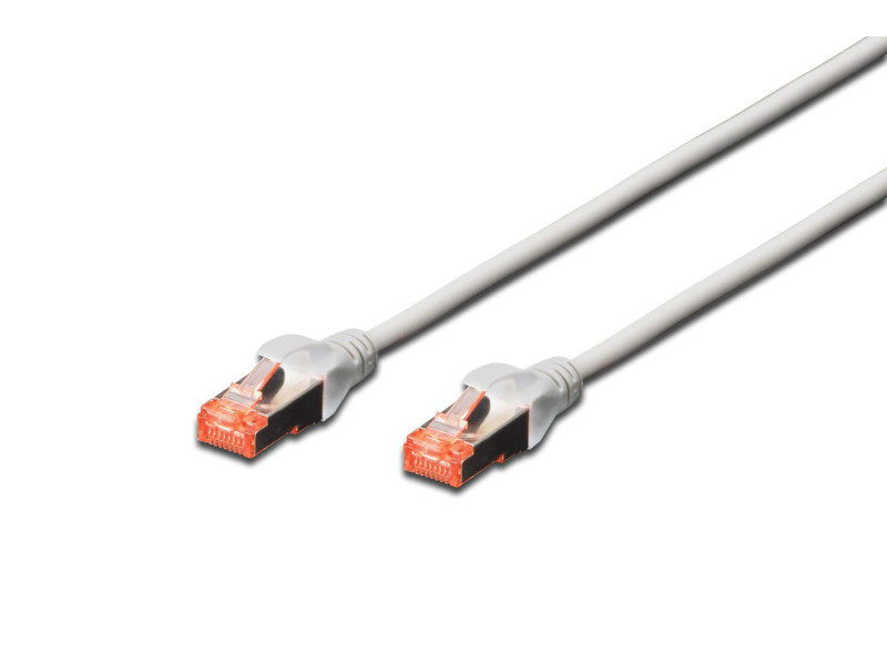 DIGITUS Câble de brassage, Cat. 6, S/FTP, 7,0 m, gris