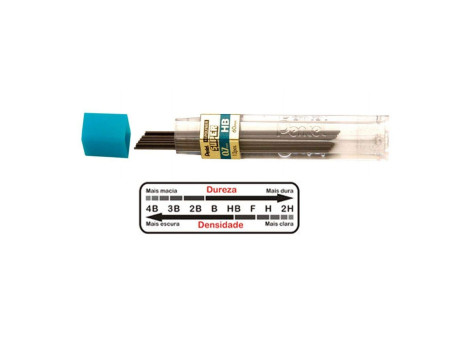 Pentel Etui mines HI-POLYMER SUPER, dureté: HB