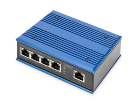 DIGITUS Commutateur industriel Gigabit, 5 ports, Unmanaged