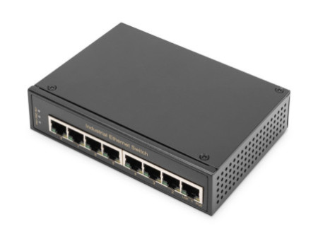 DIGITUS Commutateur Gigabit Ethernet industriel, 8 ports