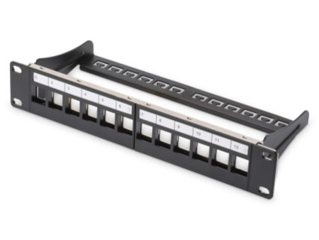 DIGITUS Panneau de brassage 10' pour modules Keystone,