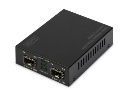 DIGITUS Convertisseur de média Gigabit multimode/monomode
