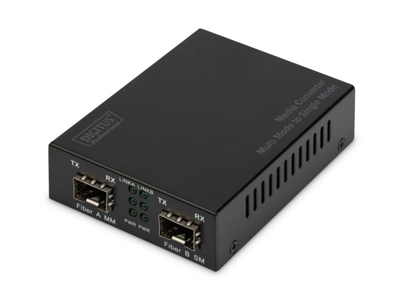 DIGITUS Convertisseur de média Gigabit multimode/monomode