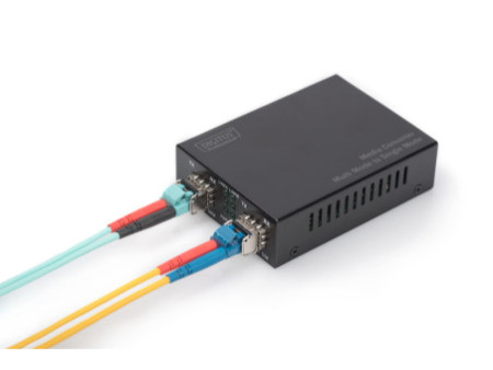 DIGITUS Convertisseur de média Gigabit multimode/monomode