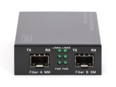 DIGITUS Convertisseur de média Gigabit multimode/monomode