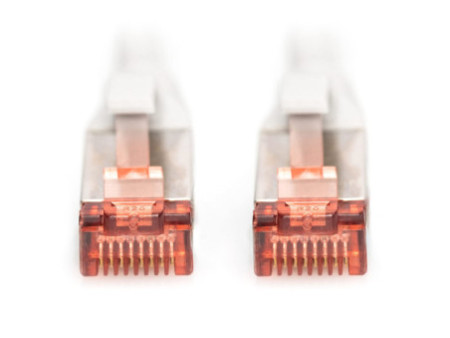 DIGITUS Câble de brassage, Cat. 6, S/FTP, 1,5 m, gris