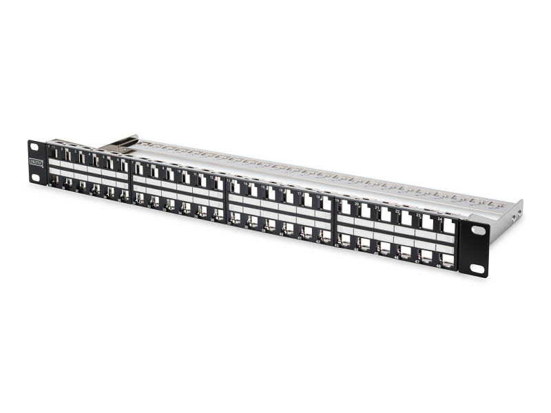 DIGITUS panneau de brassage modulaire 19', cat.6A, 48 ports,
