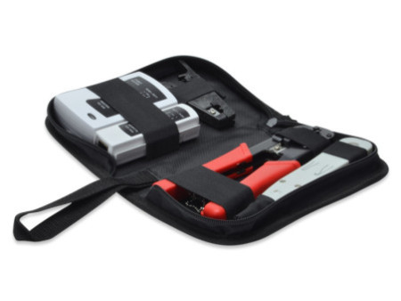 DIGITUS Kit d'outils réseau, sac de transport inclus