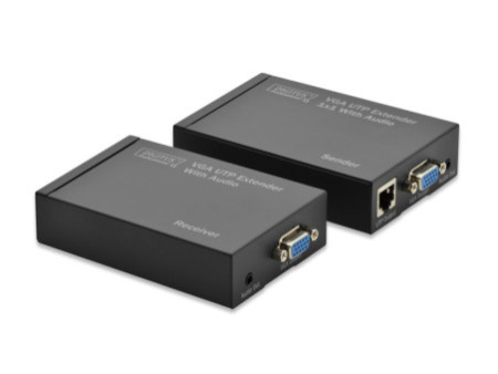 DIGITUS kit extenseur VGA-UTP via cat.5, portée: 300 m,