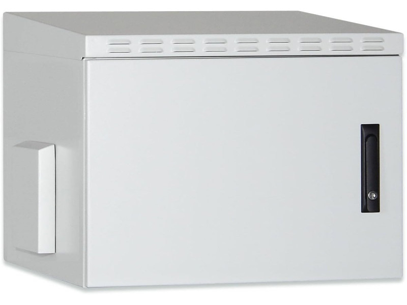 DIGITUS Coffret mural 19' OUTDOOR, 16 U, gris clair