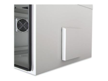 DIGITUS Coffret mural 19' OUTDOOR, 16 U, gris clair