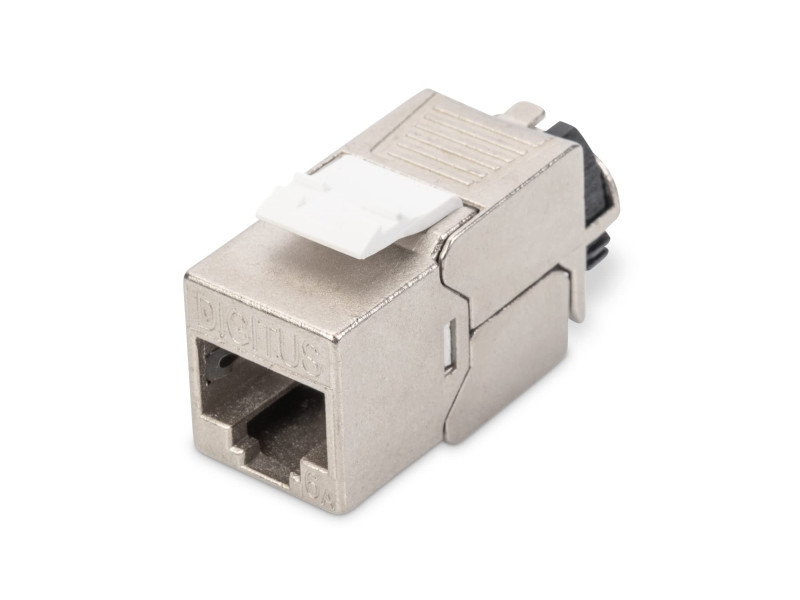 DIGITUS Module Keystone cat.6A, blindé, gris