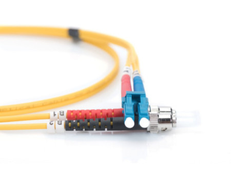 DIGITUS Câble Patch à fibres optiques, LC-Duplex - 2 x ST