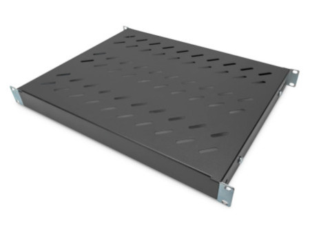 DIGITUS étagère 19', 1U, profondeur:350 mm, pour baies, noir