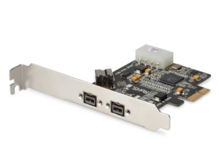 DIGITUS carte PCI-Express FireWire 1394b, 3 ports,