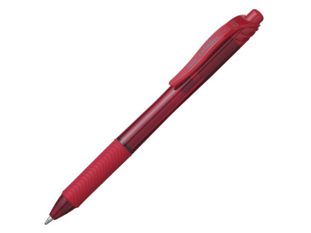 Pentel Stylo roller à encre gel EnerGel-X BL110, rouge