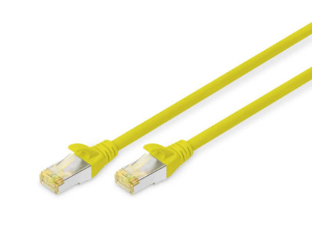 DIGITUS Câble de brassage Cat.6A, S/FTP, 3,0 m, jaune