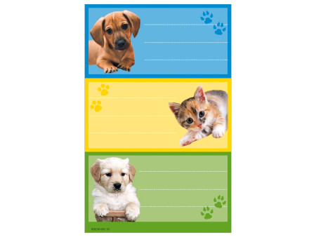 herlitz Etiquette de livres 'animaux', 78 x 41 mm