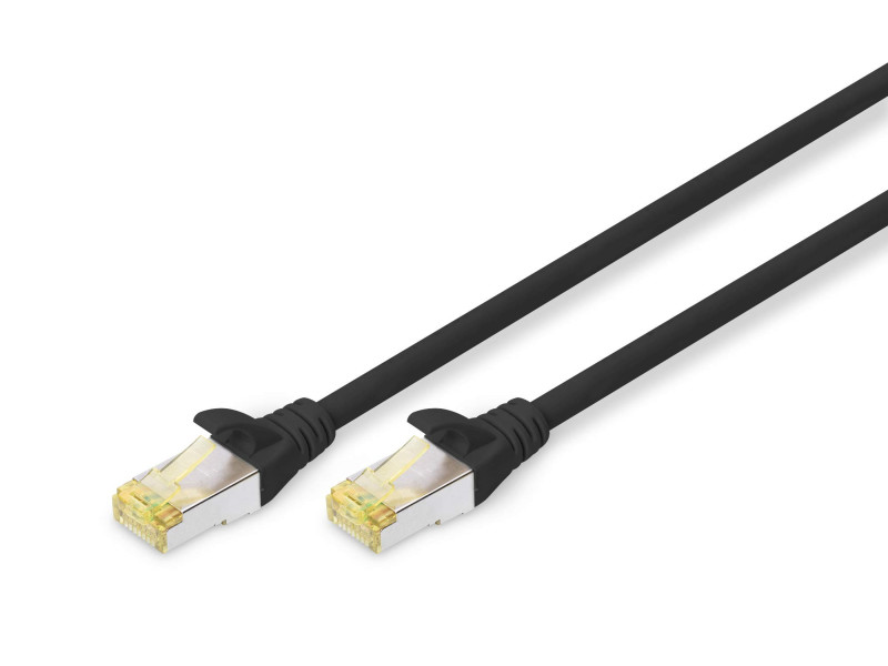 DIGITUS Câble de brassage Cat.6A, S/FTP, 7,0 m, noir