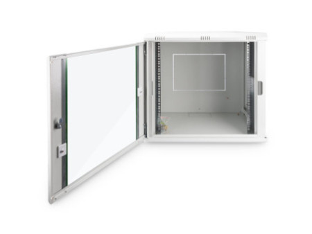 DIGITUS Coffret mural 19' Dynamic Basic, 12 U, gris clair