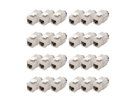 DIGITUS Module Keystone cat. 6A, blindé, gris