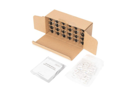 DIGITUS Module Keystone cat. 6A, blindé, gris
