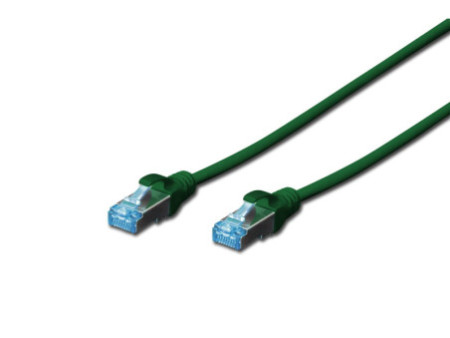 DIGITUS Câble patch Cat. 5e, SF/UTP, 2,0 m, vert