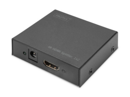 DIGITUS répartiteur 4K HDMI, 2 ports, lecture simultané,noir