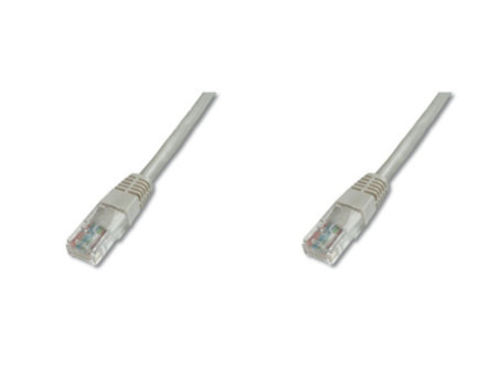 DIGITUS Câble patch, Cat. 5e, U/UTP, 7,0 m, gris