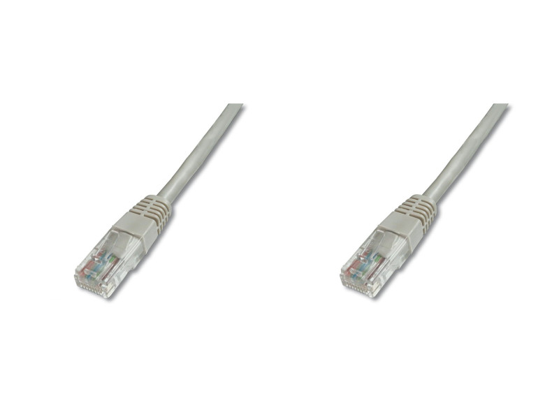 DIGITUS Câble patch, Cat. 5e, U/UTP, 7,0 m, gris