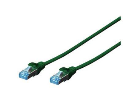 DIGITUS Câble patch Cat. 5e, SF/UTP, 1,0 m, vert