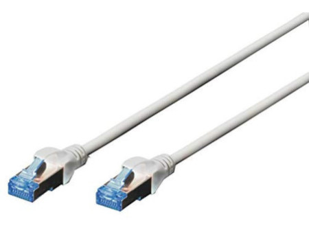 DIGITUS Câble patch Cat. 5e, SF/UTP, 15,0 m, gris