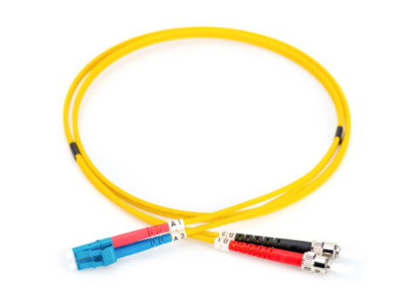 DIGITUS Câble Patch à fibres optiques, LC-Duplex - 2 x ST
