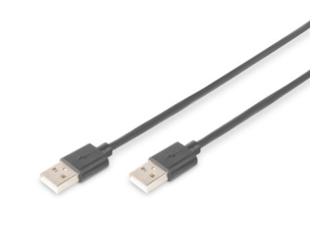 DIGITUS Câble USB 2.0, USB-A mâle - USB-A mâle, 5,0 m