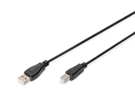 DIGITUS Câble USB 2.0, USB-A mâle - USB-B mâle, 1,8 m