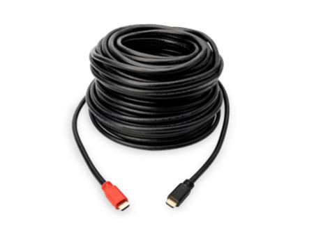 DIGITUS Câble HDMI pour moniteur avec amplificateur, 10,0 m