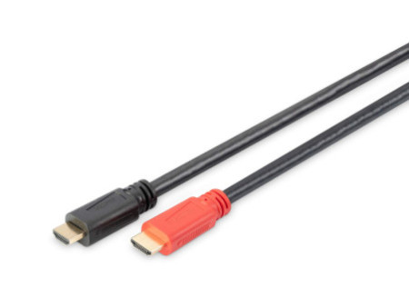 DIGITUS Câble HDMI pour moniteur avec amplificateur, 15,0 m