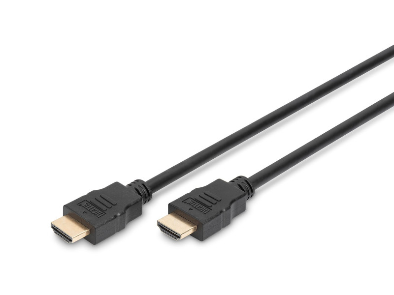 DIGITUS Câble HDMI pour moniteur, fiche mâle 19 broches, 1 m